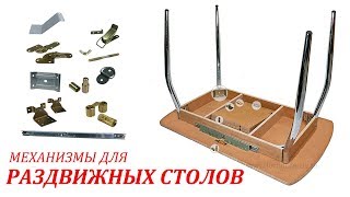 РАЗДВИЖНЫЕ СТОЛЫ, механизмы