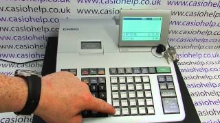 How To Use The Department Shift Button On Casio SE-S400 / SE-S800 / PCR-T500 / PCR-T520 Cash Till