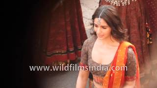 Actress Alia Bhatt dances : first look of Kalank film