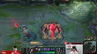 Faker stream Orianna vs Ryze, Apr 06 2017