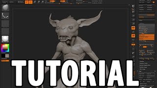 Zbrush Goblin Sculpt - Tutorial Part 1