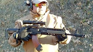 ДТК СПУТНИК (СТРЕЛА) | Стрельба из АКМ 7.62х39 с ОПТИКОЙ