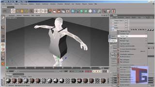 Tutorial: Create female cloth in Cinema 4D with Clothilde (Night dress with black mini skirt)