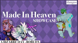 ⏱ Made In Heaven Showcase - A Bizarre Day - ROBLOX ⏱