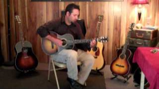 Erik Sullivan Plays A New RedLine Parlor Acoustic Guitar