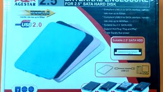 Cheap USB 3.0 external HDD 2.5 box review