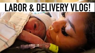 RAW LABOR & DELIVERY VLOG| EMOTIONAL EARLY BIRTH