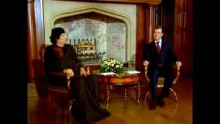 COLONEL Gaddafi's 1st trip to MOSCOW since SOVIET ERA [ARCHIVE VIDEO]  معمر القذافي