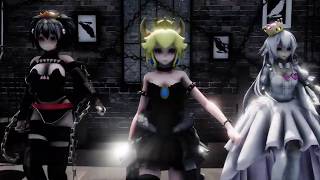 【SMB-MMD】KILLER B 配布【Bowsette, Booette, Chompette (The Villain Trio)】