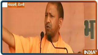 Yogi Adityanath campaigns for BJP candidate Gautam Gambhir in Delhi