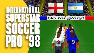 ISS Pro 98: PS1 Gameplay - England vs. Argentina