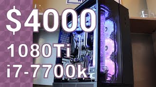 $4000 WATERCOOLED GAMING PC - TIME LAPSE BUILD