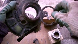 Замена подшипника ступицы переднего колеса Skoda felicia
