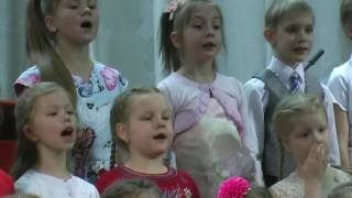 Хоровая школа "Подлипки"  Песня "Кот Мордан". Концерт 07.03.2017