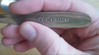 Столовый набор из титана ВСМПО
