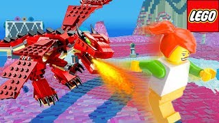 FUGINDO DE UM DRAGÃO NO LEGO