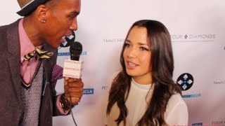 KAIT WESTON Interview at Lights Camera Cure! Dance Marathon in Hollywood