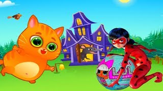 КОТИК БУБУ #12  Котик подарил шар LOL леди БАГ Мультик ИГРА про котят на канале УШАСТИК KIDS