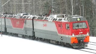 Жуткий свист электровоза при разгоне, 2ЭС10