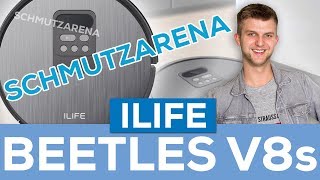 ILIFE V8s Staubsaugroboter ? im Härtetest (Schmutzarena) ? Saugroboter Test und Erfahrung