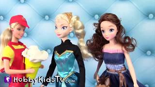 Barbie Feeds Dorothy Pladoh Treats HobbyKidsTV