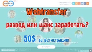 Webtransfer хайп или заработок Вся ПРАВДА О ПРОЕКТЕ