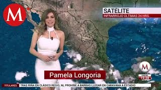El clima de la noche del 25 dde septiembre, con Pamela Longoria