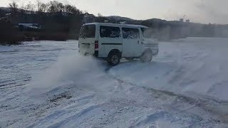 Дрифт на Hiace 3L дизель, валим боком, Владивосток погода, ЖЕСТЬ
