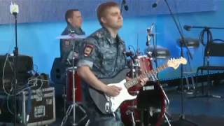 Ансамбль рязанских полицейских "Диапазон" на гала-концерте фестиваля МВД России "Щит и Лира"