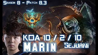 MaRin SEJUANI vs KAYN Jungle - Patch 8.3 KR Ranked