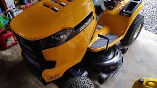 CUB CADET XT1 ENDURO SERIES OIL CHANGE~KOHLER COURAGE 18HP ENGINE
