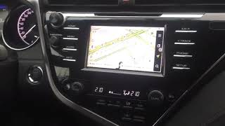 Toyota Camry v70 2018 Разблокировка видео при движении MirrorLink