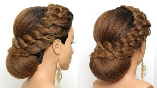 Bridal Updo Tutorial.  Wedding Prom Hairstyles For Long Hair