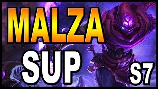 ? MALZAHAR SUPPORT S7 | (GUÍA) - Maestrias, Runas y Objetos (Build) | Vídeo Gameplay | Parche 7.4