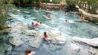 Basen Klepoatry - Hierapolis - Pamukkale - Turcja - Łaźnie Kleopatry - Cleopatra Pools - Turkey