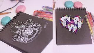 Бесполезные рисовашки: Рисую в своем блокноте/ Hamsa/Unicorn|Fosssaaa