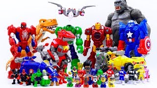 Power Rangers & Marvel Avengers Toys Pretend Play | Superhero, PJ Masks And Friends Full Episode