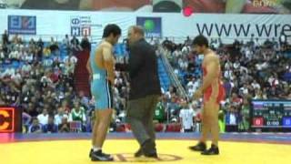GATSALOV Khadzhimurat (RUS) -- AMIRI Arfan Moradali (IRI) 
1/2 Finale