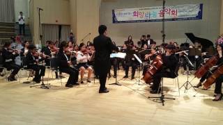 은평국제청소년오케스트라 제4회 정기연주회 경기병서곡. 지휘:김현철