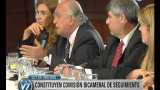 Visión 7: Ley de Medios: Constituyen comisión bicameral de seguimiento