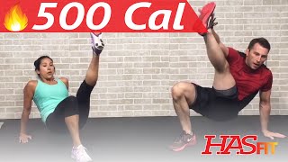 30 Min HIIT Workout for Fat Loss - High Intensity Interval Training with Weights at Home Women & Men