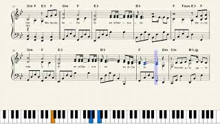 En el Santuario - Pilares de Nuestra Fe - Tutorial en Piano partitura español