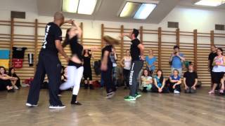 Gilson Damasco & Natasha Terekhina Brazilian Lambazouk Dance Demo, Prague Zouk Congress, March 2014