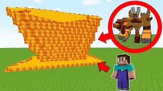 НУБ ПРОТИВ ЦУНАМИ ИЗ ОГНЯ В МАЙНКРАФТ. ПОВЕЛИТЕЛЬ ОГНЯ НАПАЛ НА НУБИКА MINECRAFT