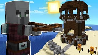 Minecraft Origens #21: A TRETA VAI COMEÇAR! ATACANDO UMA TORRE DE PILLAGERS!