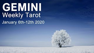 GEMINI WEEKLY TAROT READING  "UNEXPECTED OPPORTUNITY GEMINI! POSITIVE SHIFTS" January 6th-12th 2020