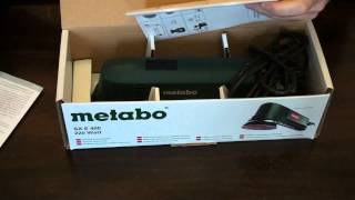 Metabo SXE 400 Unpacking