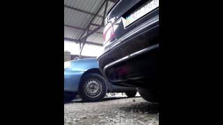 Звук выхлопа BMW е39 3.0М54 Часть 2(вернули резонатор на место)