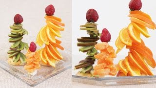 Arboles FRUTALES Navideños | DIY Comida Navidad