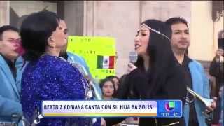 Beatriz Adriana cantando con su hija Beatriz Solis "Señora señora"